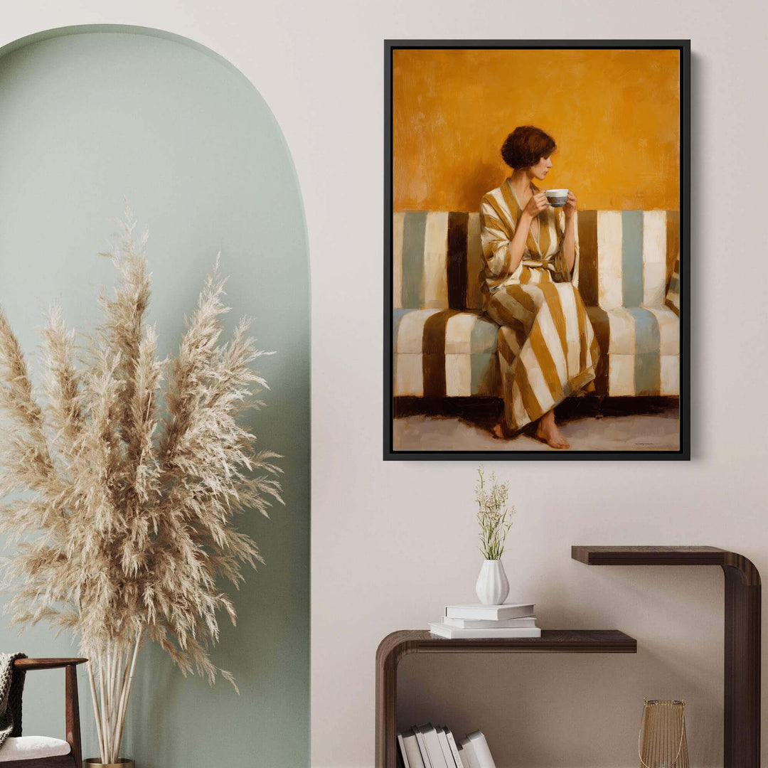 Amber Silence Print Wall Art Moncasso