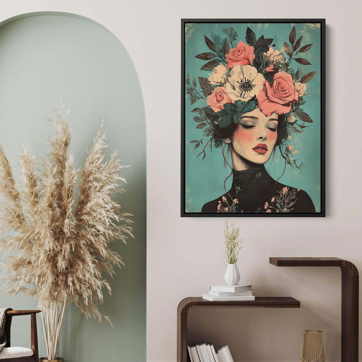 Floral Muse No2 Print Wall Art Moncasso