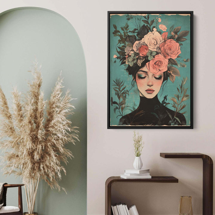 Floral Muse No3 Print Wall Art Moncasso