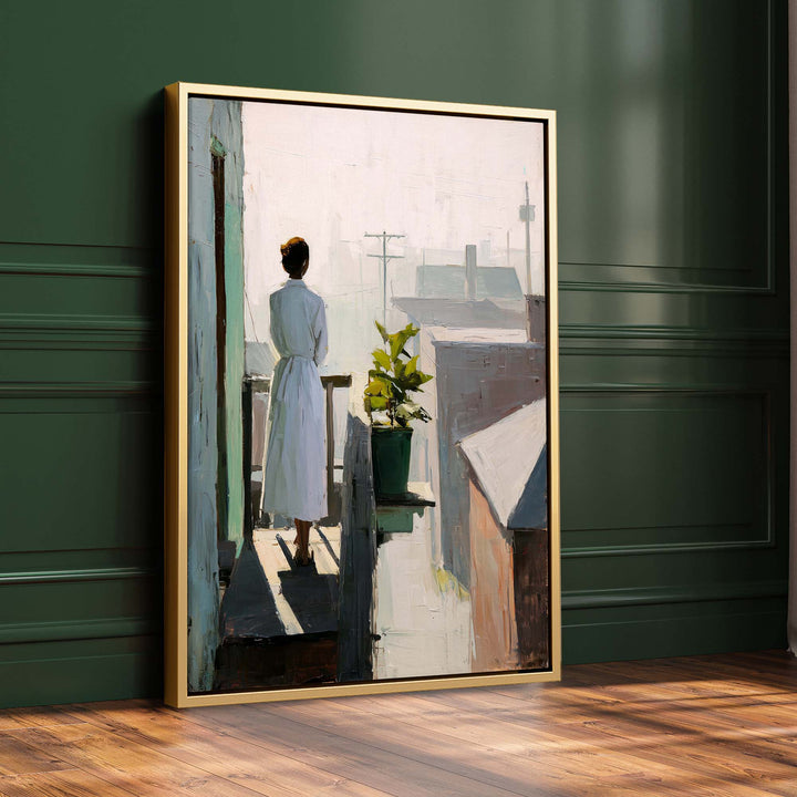 Balcony Stillness Print Wall Art Moncasso