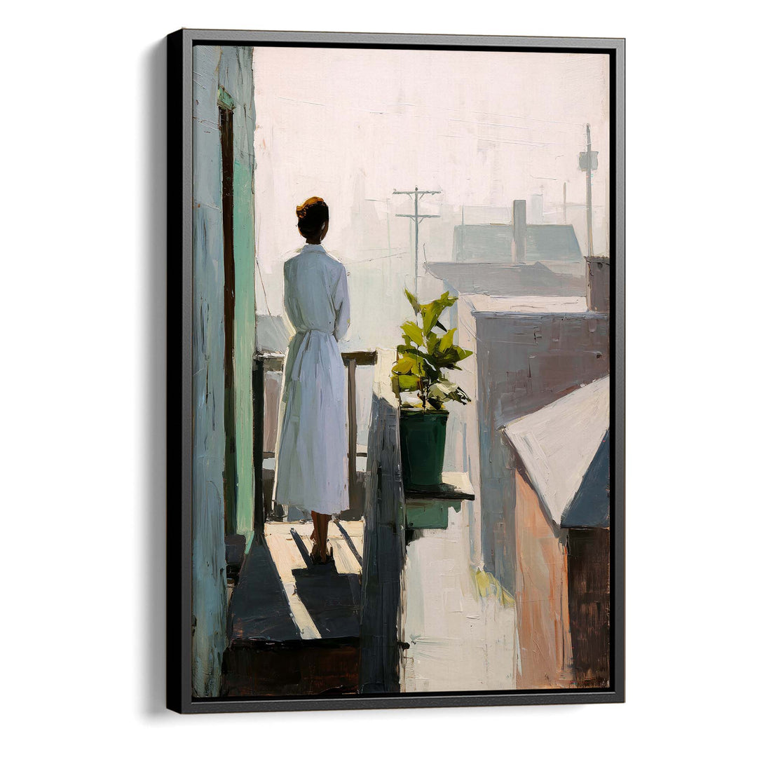 Balcony Stillness Print Wall Art Moncasso
