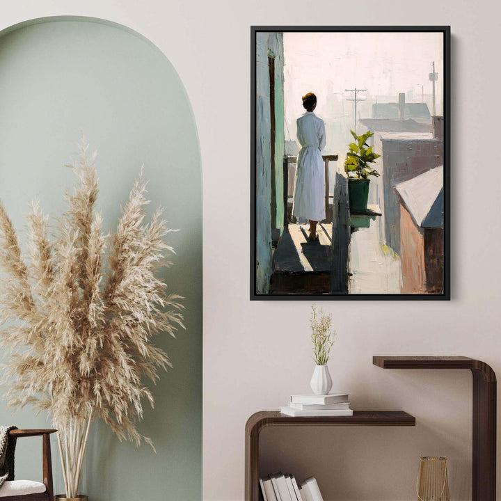 Balcony Stillness Print Wall Art Moncasso