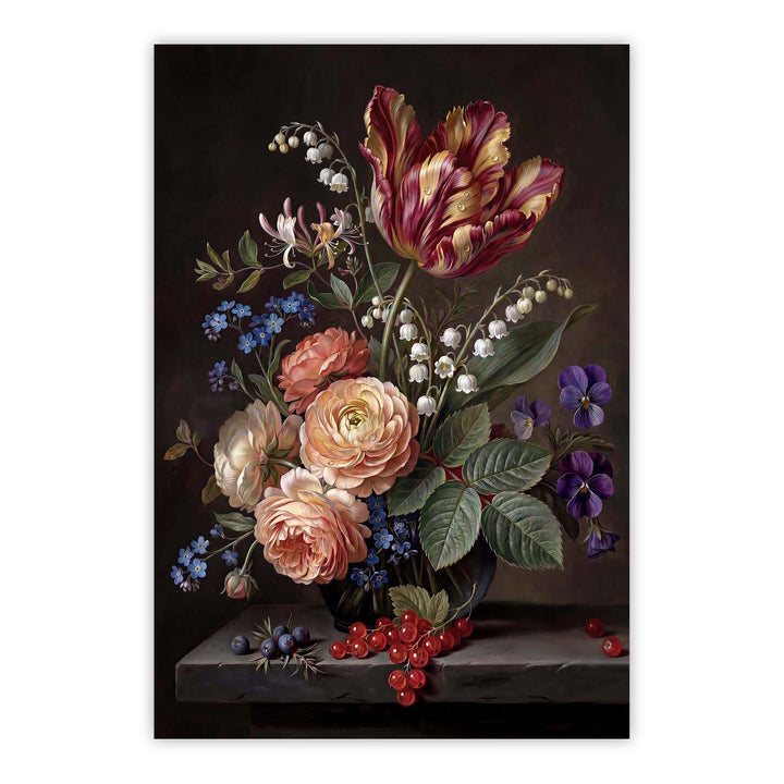 Baroque Tulip Print
