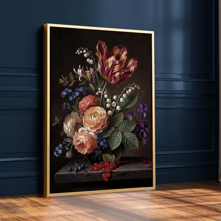 Baroque Tulip Print