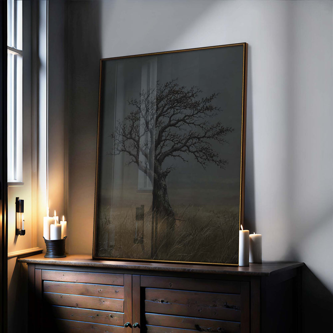 Black Tree Print