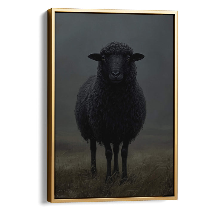 Black Sheep Print Wall Art Moncasso