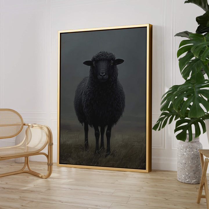 Black Sheep Print Wall Art Moncasso