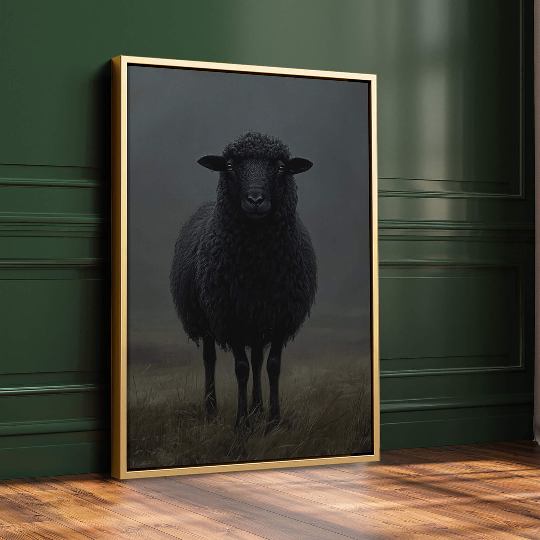 Black Sheep Print Wall Art Moncasso