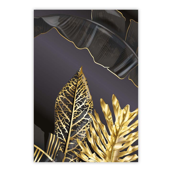 Golden Palm Print