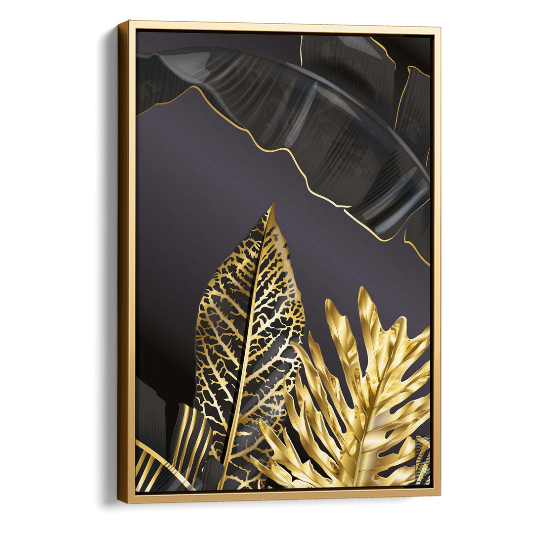 Golden Palm Print