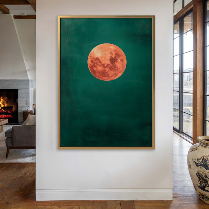 Bloodmoon Print Wall Art Moncasso