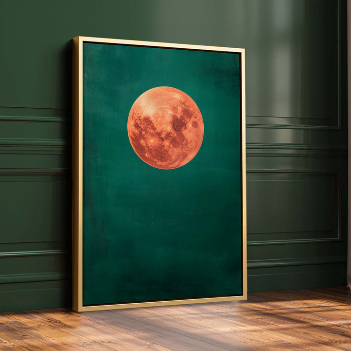 Bloodmoon Print Wall Art Moncasso