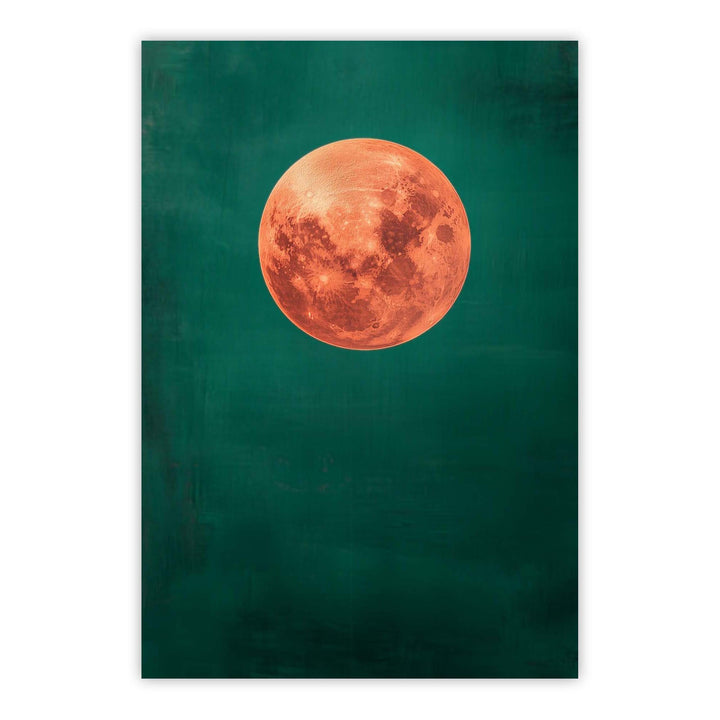 Bloodmoon Print Wall Art Moncasso