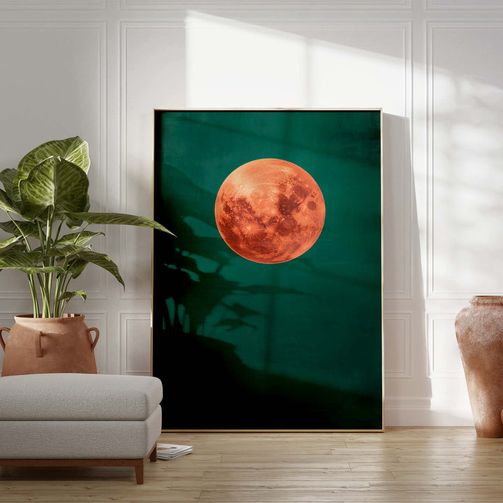 Bloodmoon Print Wall Art Moncasso