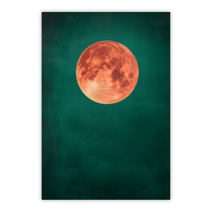 Bloodmoon Print Wall Art Moncasso