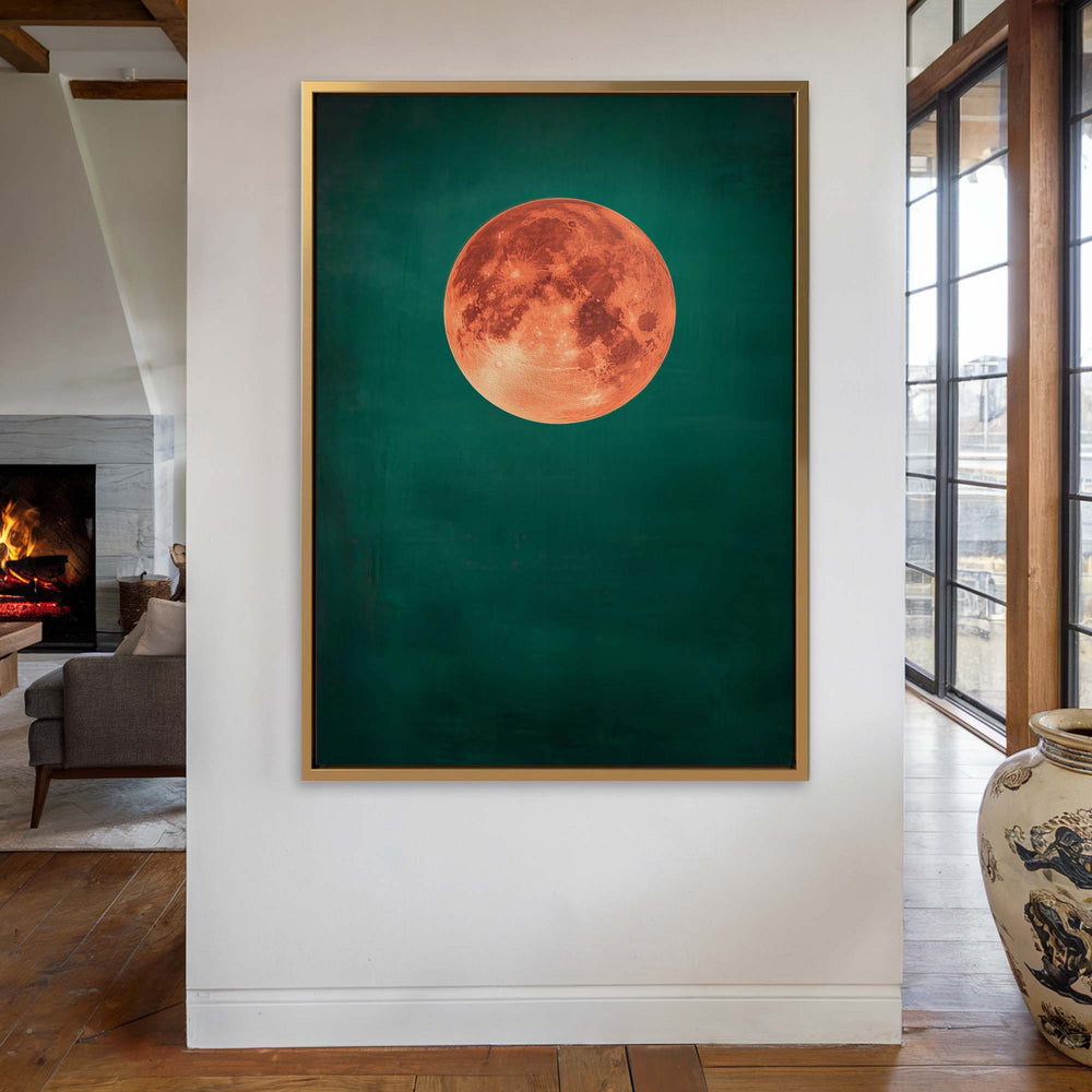 Bloodmoon Print Wall Art Moncasso