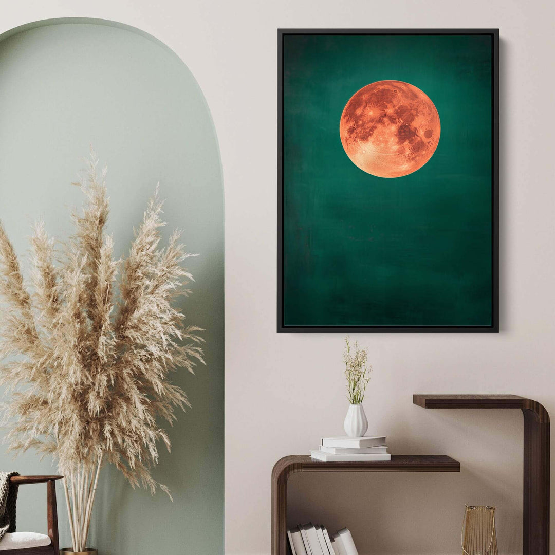 Bloodmoon Print Wall Art Moncasso