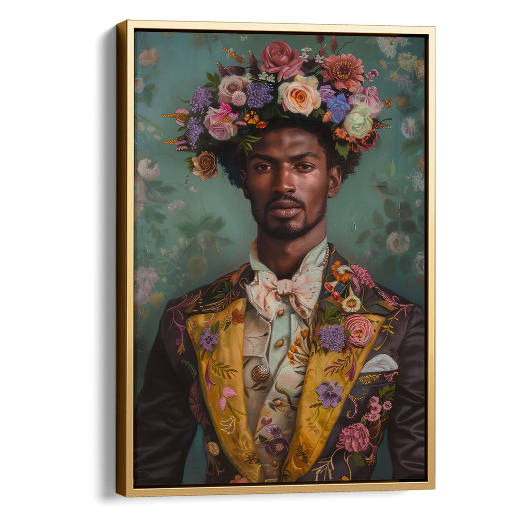 Blooming Gentleman Print Wall Art Moncasso
