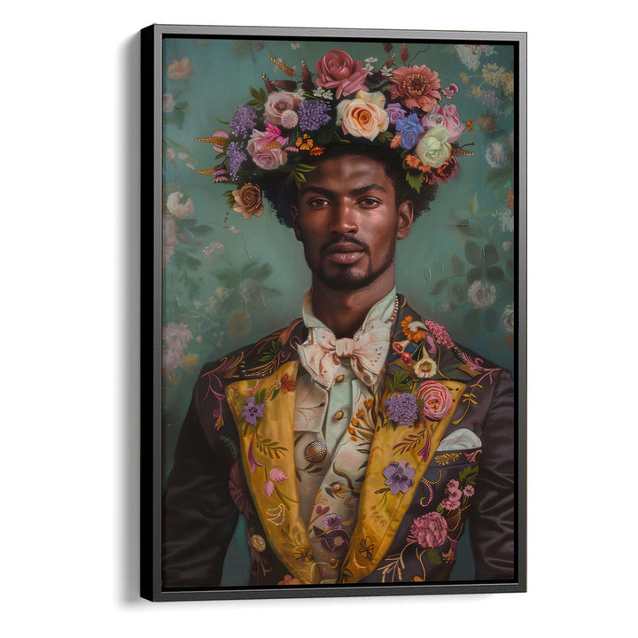Blooming Gentleman Print Wall Art Moncasso