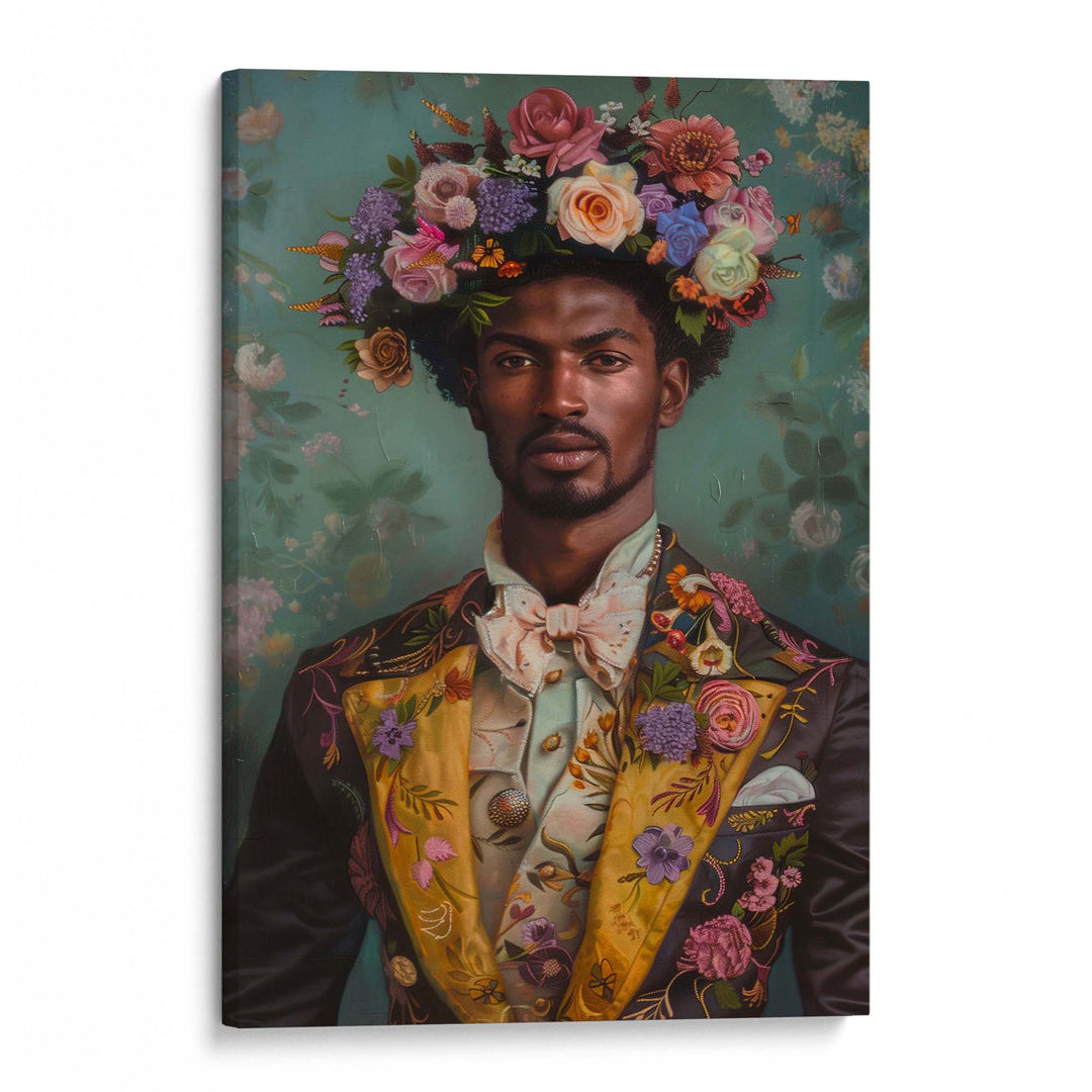 Blooming Gentleman Print Wall Art Moncasso