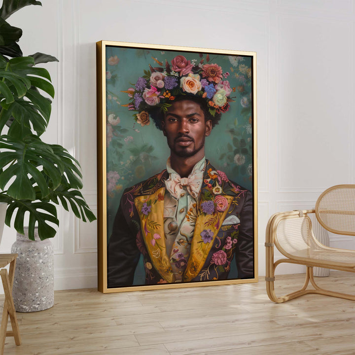 Blooming Gentleman Print Wall Art Moncasso