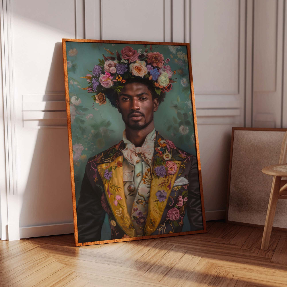 Blooming Gentleman Print Wall Art Moncasso