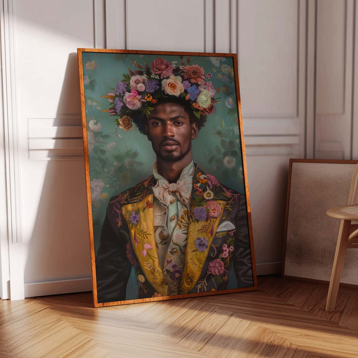 Blooming Gentleman Print Wall Art Moncasso