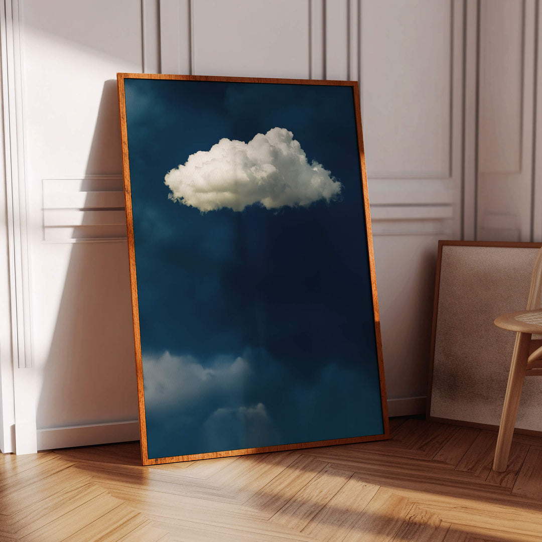 Blue Cloud No1 Print Wall Art Moncasso