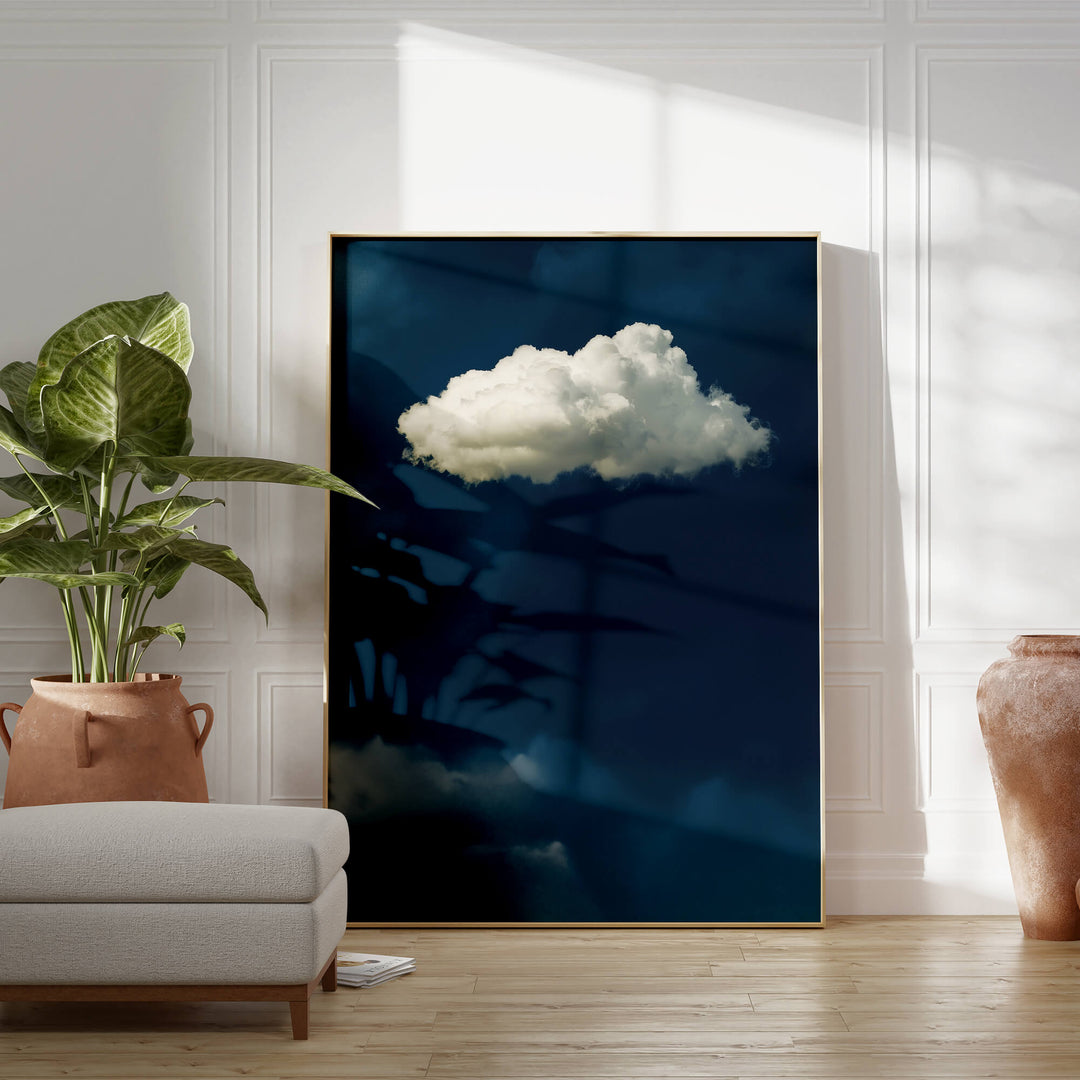 Blue Cloud No1 Print Wall Art Moncasso