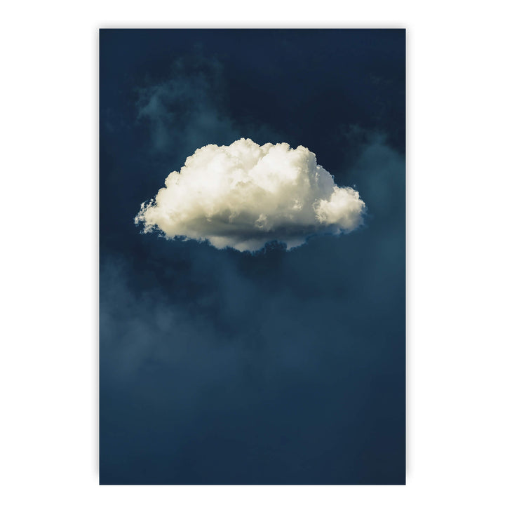 Blue Cloud No2 Print Wall Art Moncasso