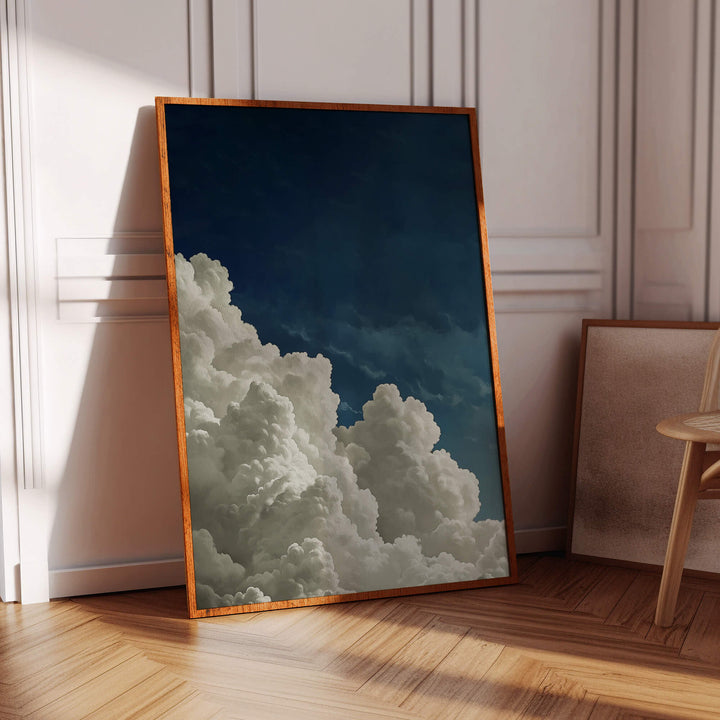 Blue Cloud No3 Print Wall Art Moncasso