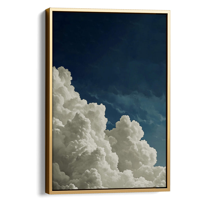 Blue Cloud No3 Print Wall Art Moncasso