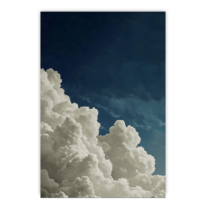 Blue Cloud No3 Print Wall Art Moncasso