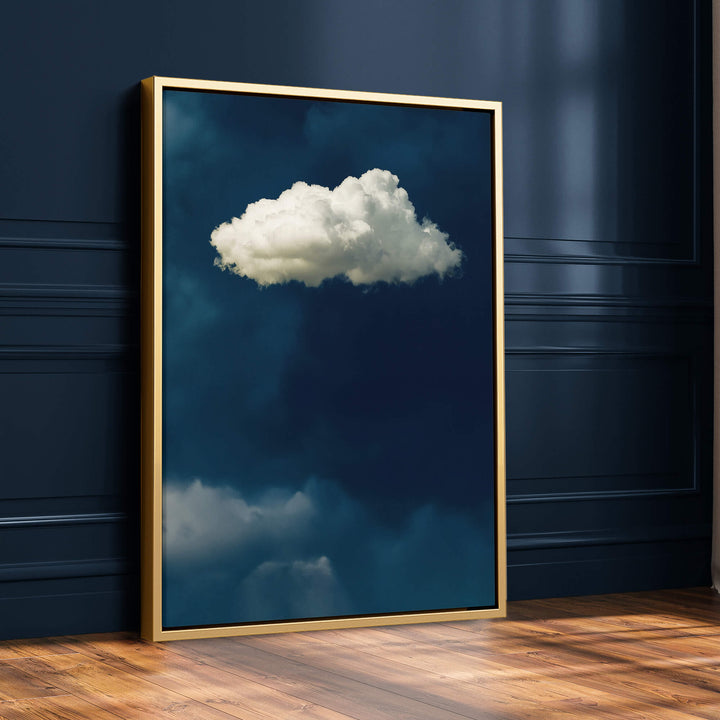 Blue Cloud No1 Print Wall Art Moncasso