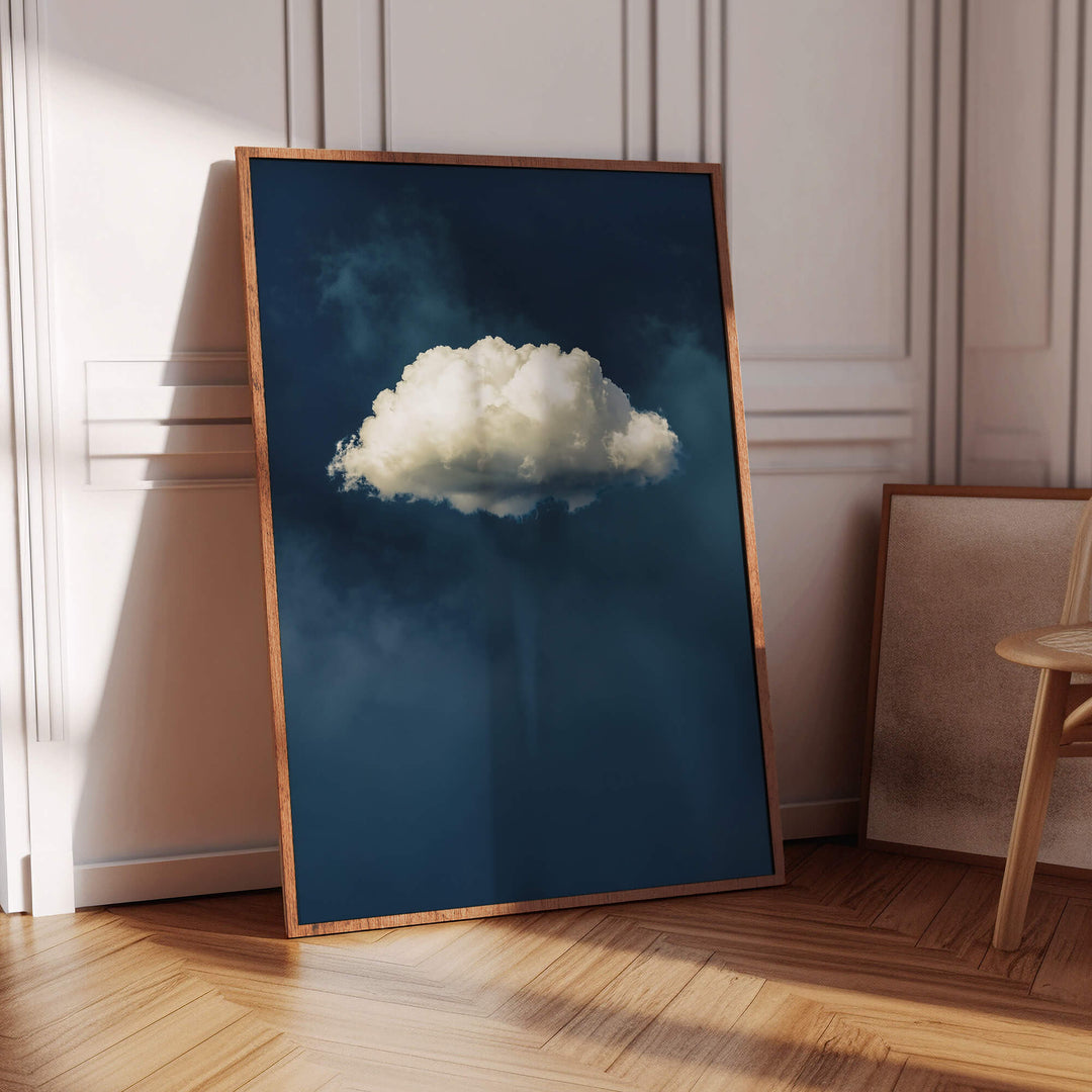 Blue Cloud No2 Print Wall Art Moncasso