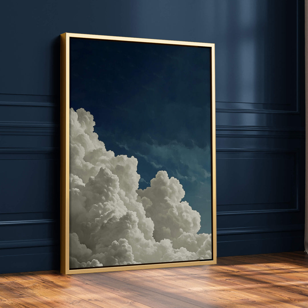 Blue Cloud No3 Print Wall Art Moncasso