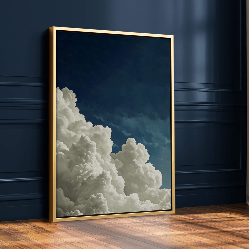 Blue Cloud No3 Print Wall Art Moncasso