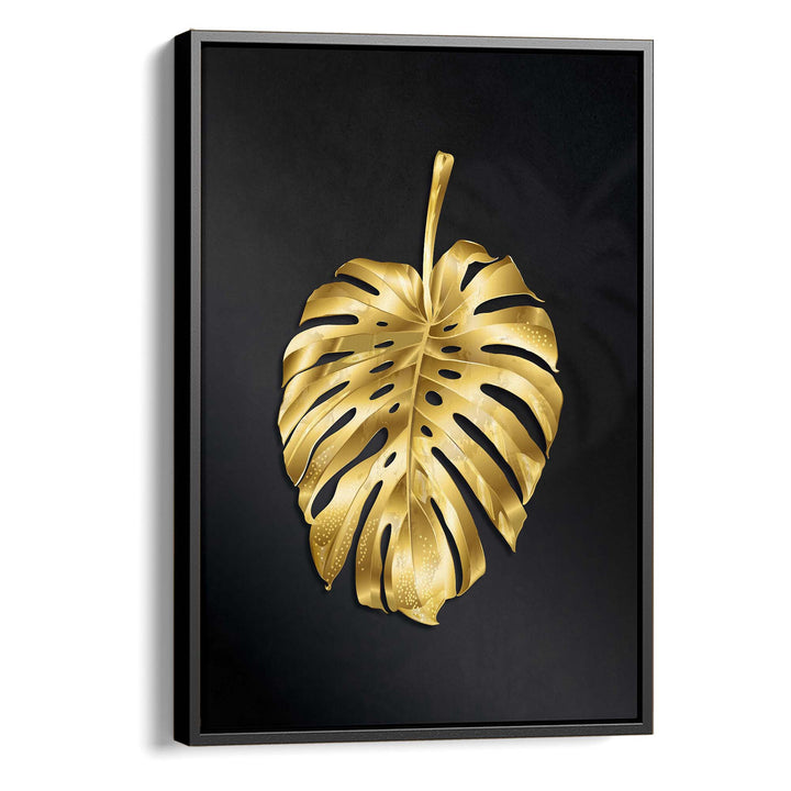 Golden Monstera Print