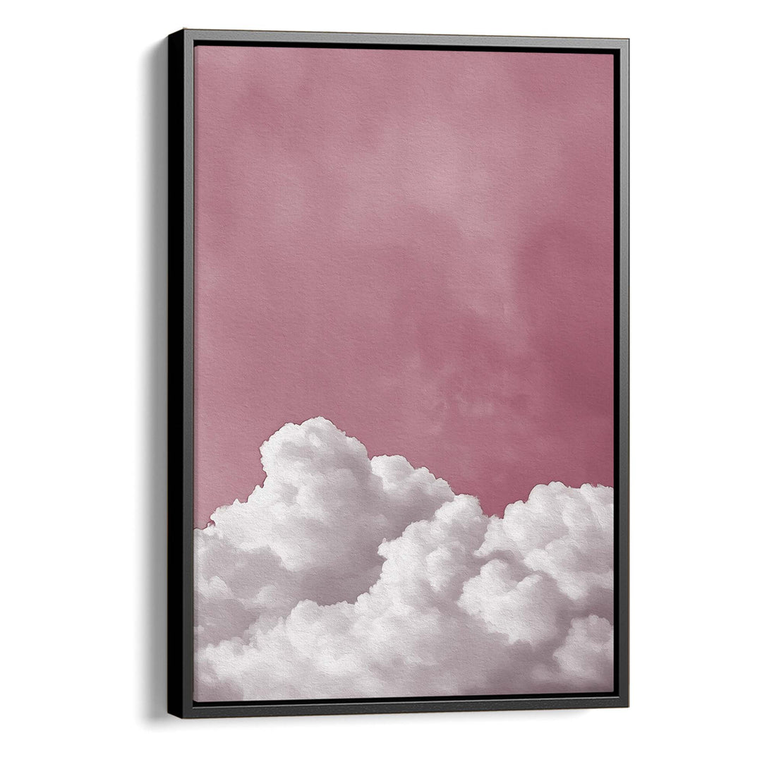 Bubblegum Cloud Print Wall Art Moncasso