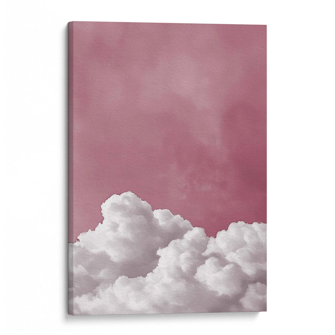Bubblegum Cloud Print Wall Art Moncasso
