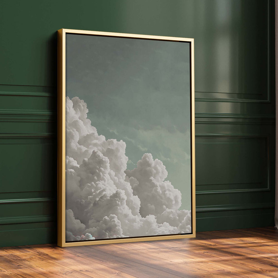 Tranquil Billowing Cloud Print Wall Art Moncasso
