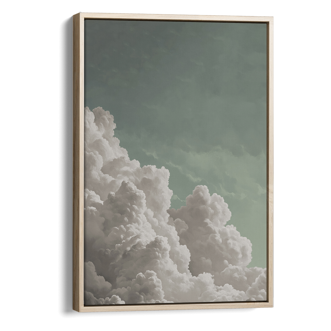 Tranquil Billowing Cloud Print Wall Art Moncasso