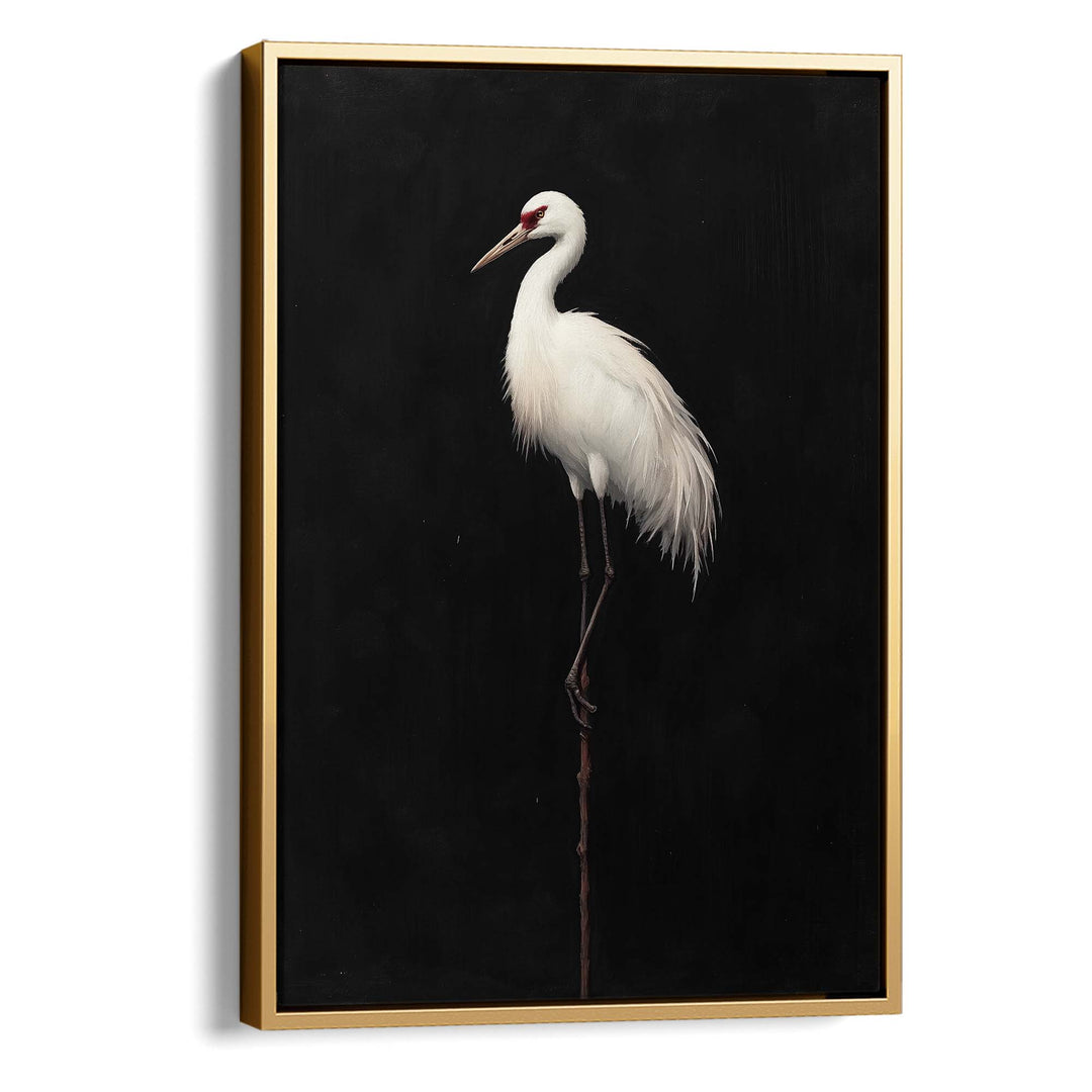 Midnight Crane No2 Print Wall Art Moncasso