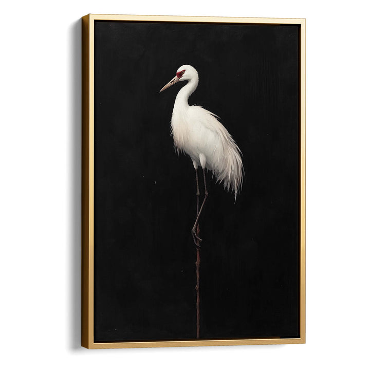Midnight Crane No2 Print Wall Art Moncasso