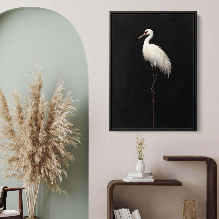 Midnight Crane No2 Print Wall Art Moncasso