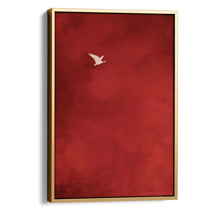 Crimson Ascent Print Wall Art Moncasso