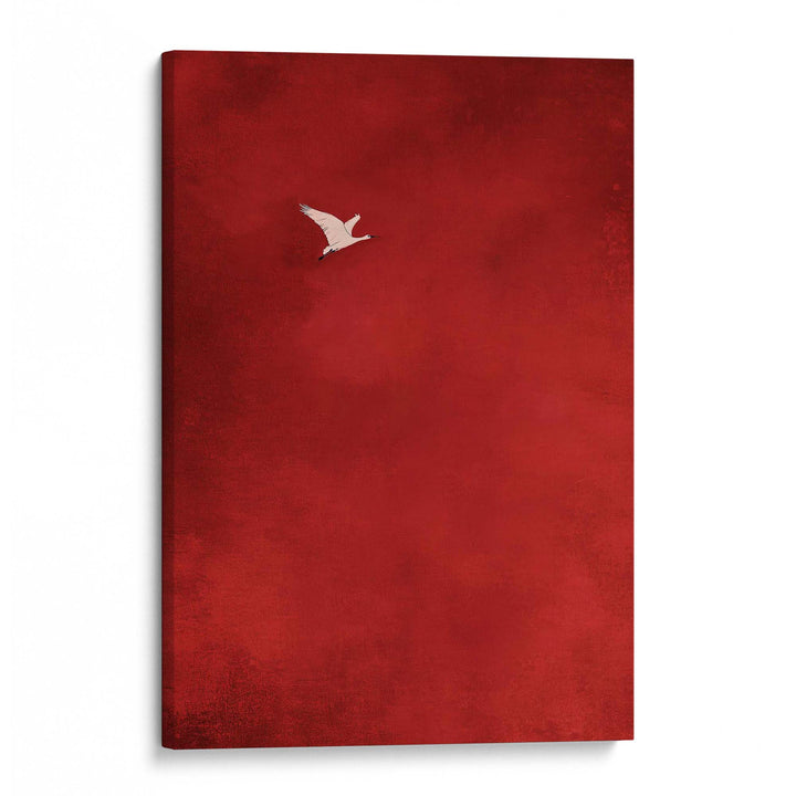 Crimson Ascent Print Wall Art Moncasso