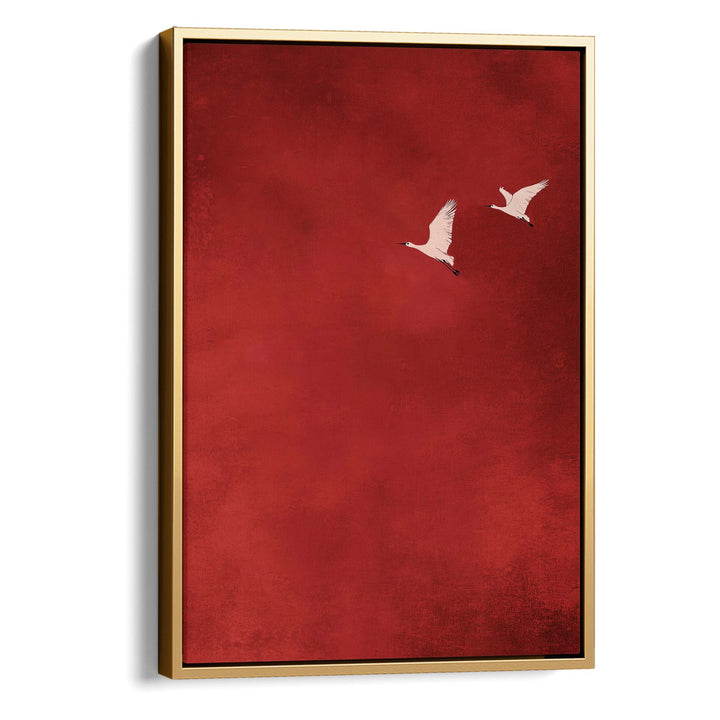 Crimson Skydance Print Wall Art Moncasso