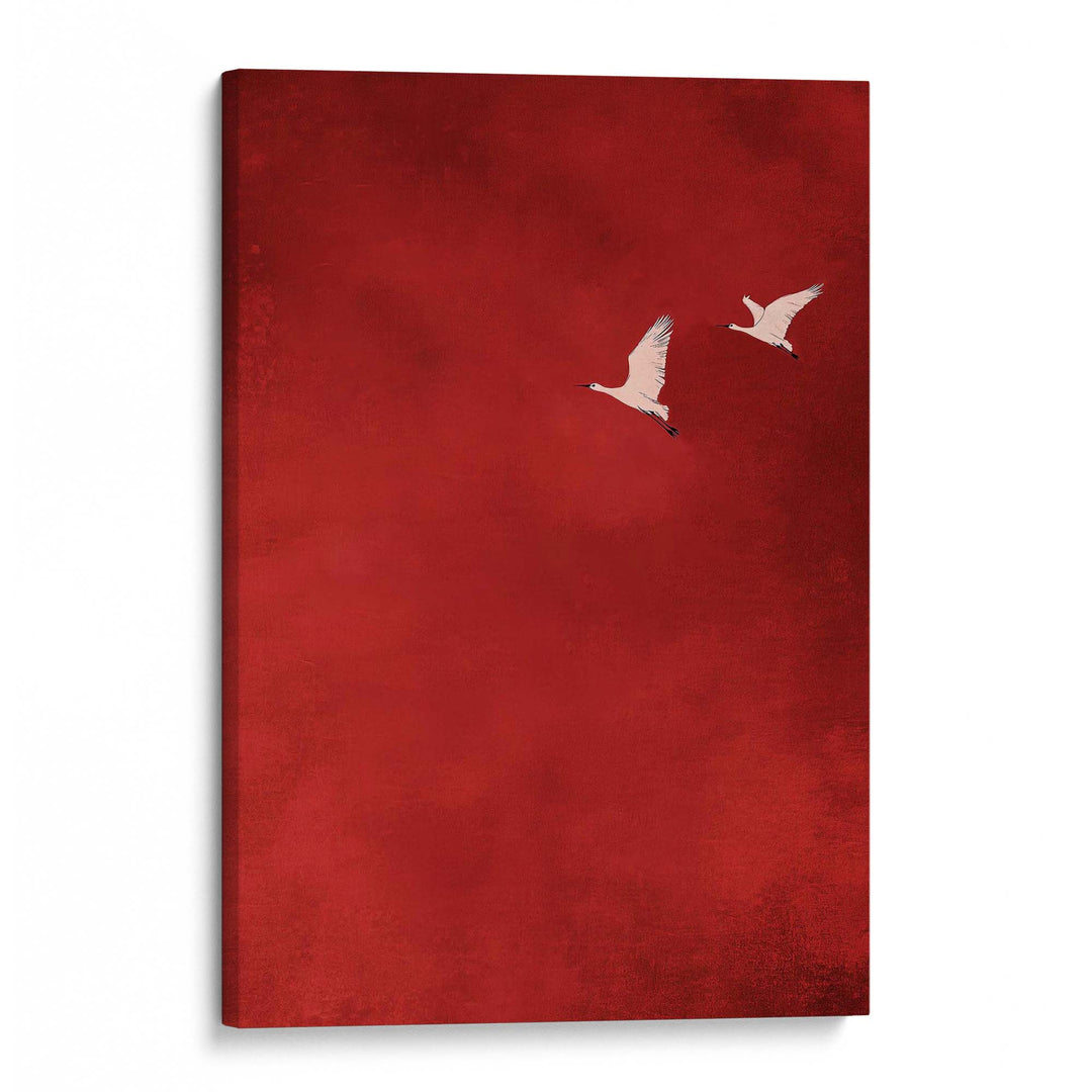 Crimson Skydance Print Wall Art Moncasso