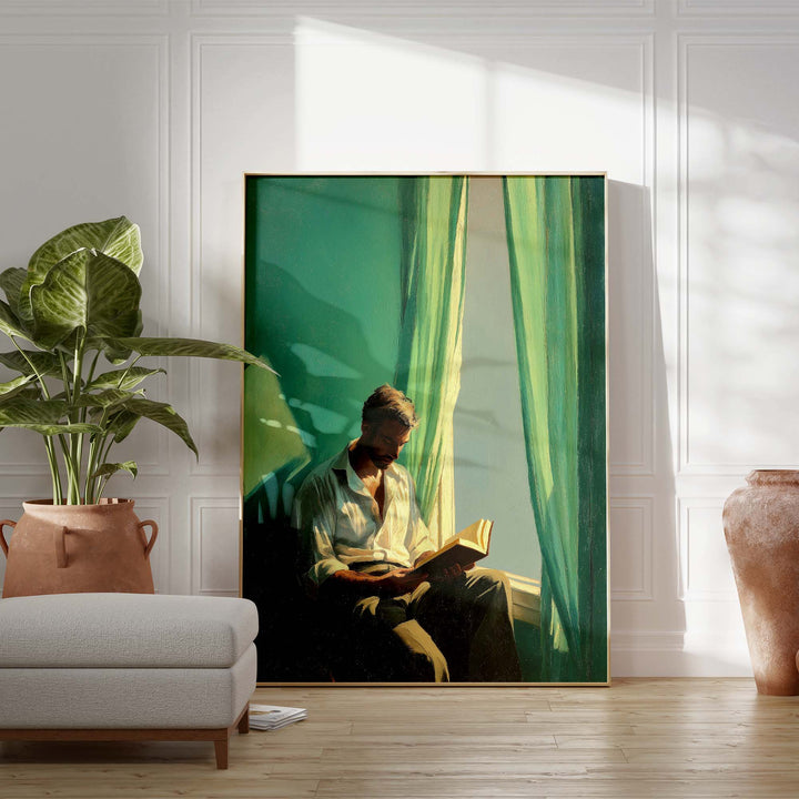 The Reading Corner Print Wall Art Moncasso